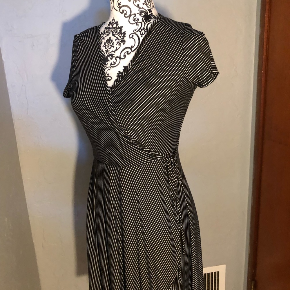 Faux Wrap Dress